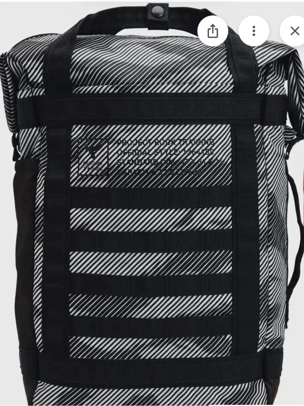 Under Armour Project Rock Duffel Backpack